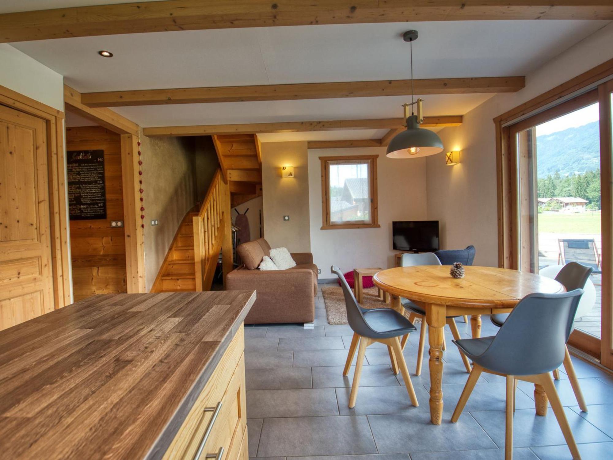 Duplex 2 Chambres Avec Grande Terrasse, Animaux Acceptes, A Samoens - Fr-1-642-77 Exteriér fotografie
